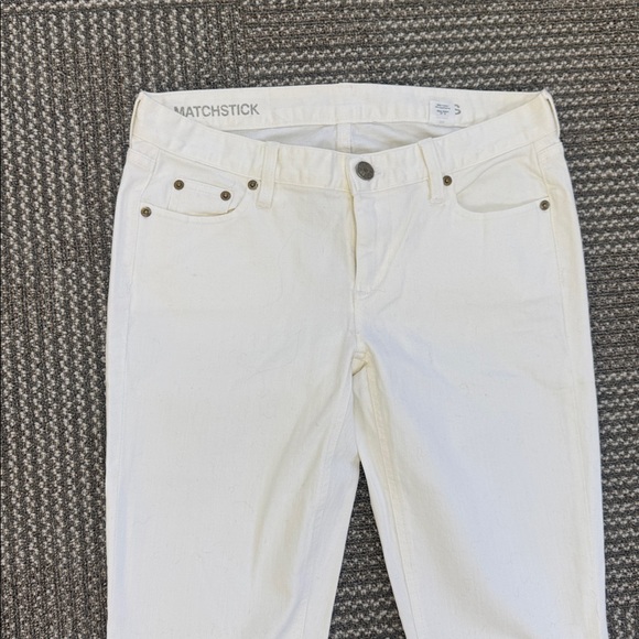J. Crew Matchstick Straight White Jeans, size 29 - Picture 7 of 9